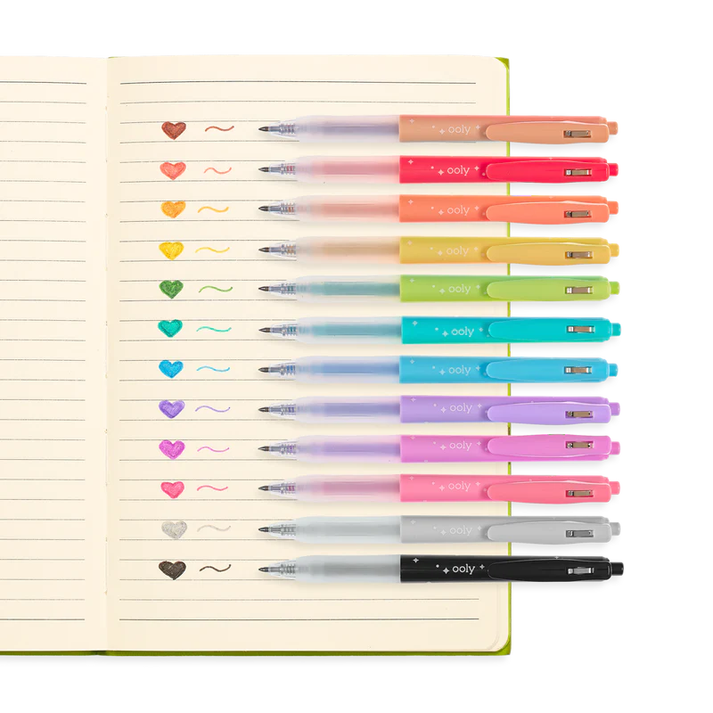 Oh my glitter! Retractable Gel Pens