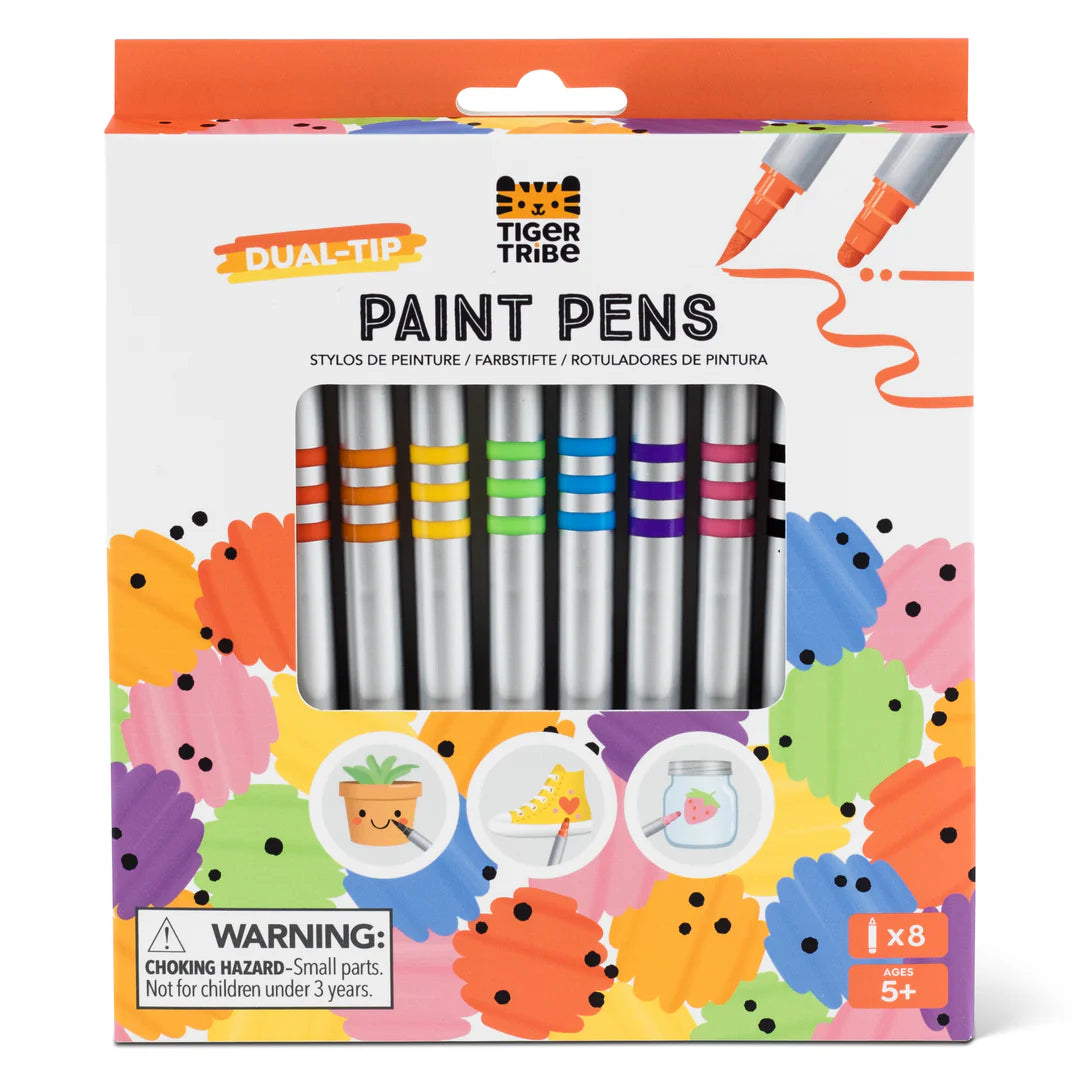 Dual-tip paint pens