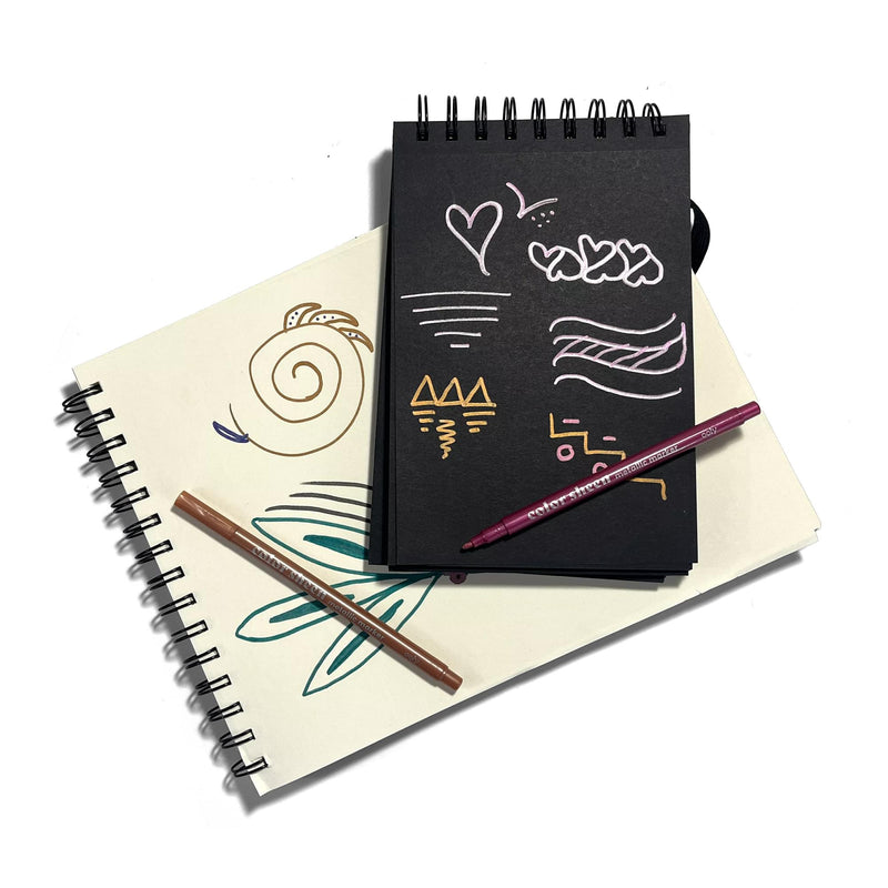 Colour Sheen Metallic Coloured Felt Tip Markers