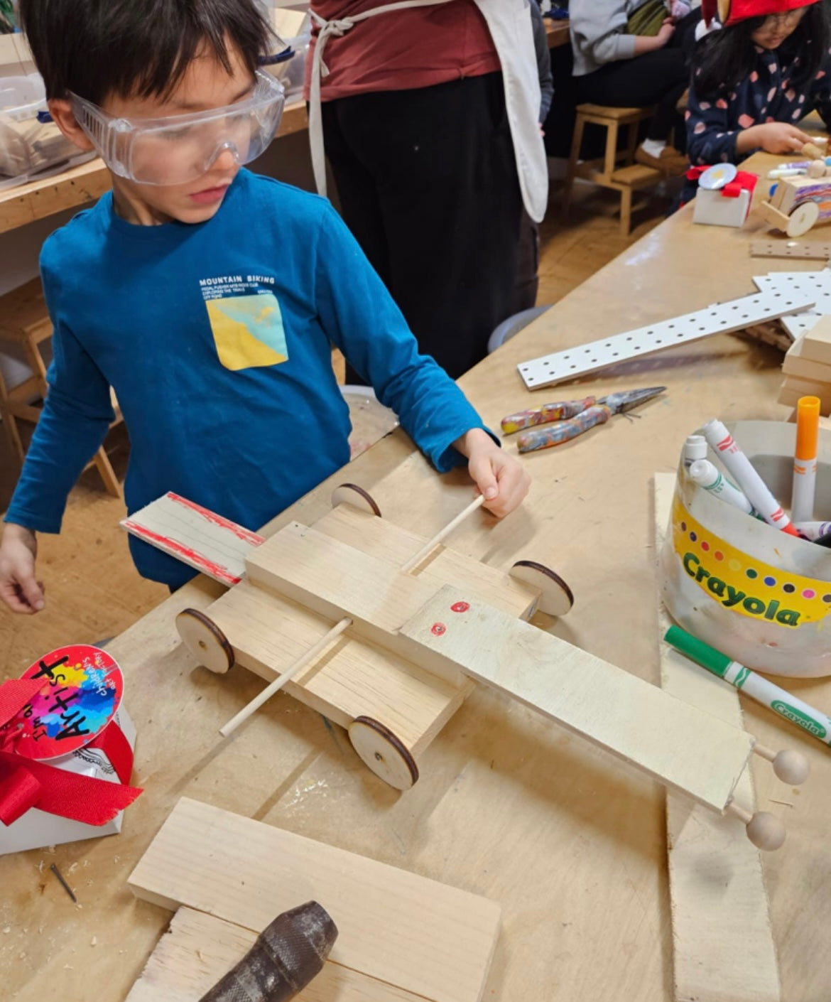 Tiny Tinkers Woodworking Party