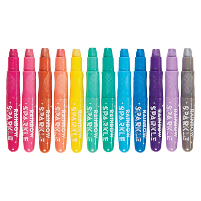 Rainbow Sparkle Metallic Watercolor Gel Crayons