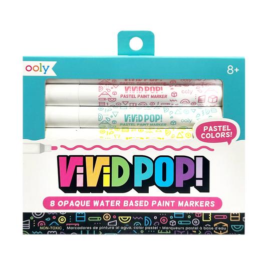 Vivid Pop! Water Based Paint Markers - Pastel