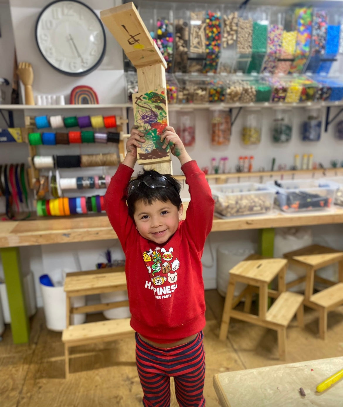 Tiny Tinkers Woodworking Party