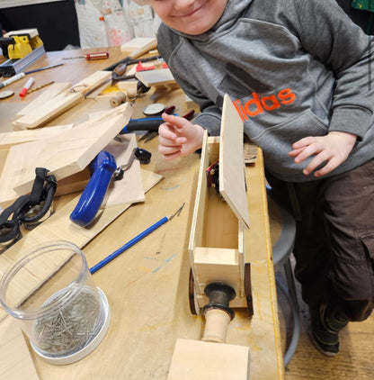 Tiny Tinkers Woodworking Party