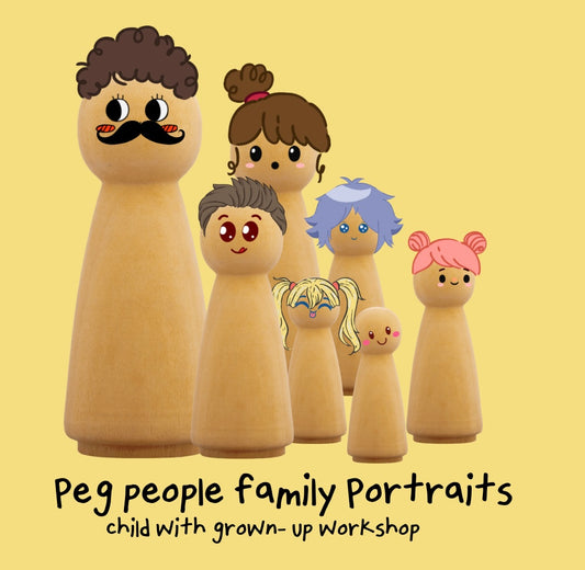 Art Workshops: Peg People Family Portraits (Feb 16)