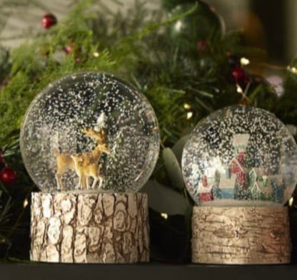 Snow globe and ornament making