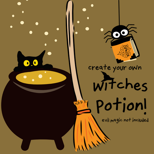 Art Workshops: Create Your Own Witches Potion grown-up and child (Oct 20)