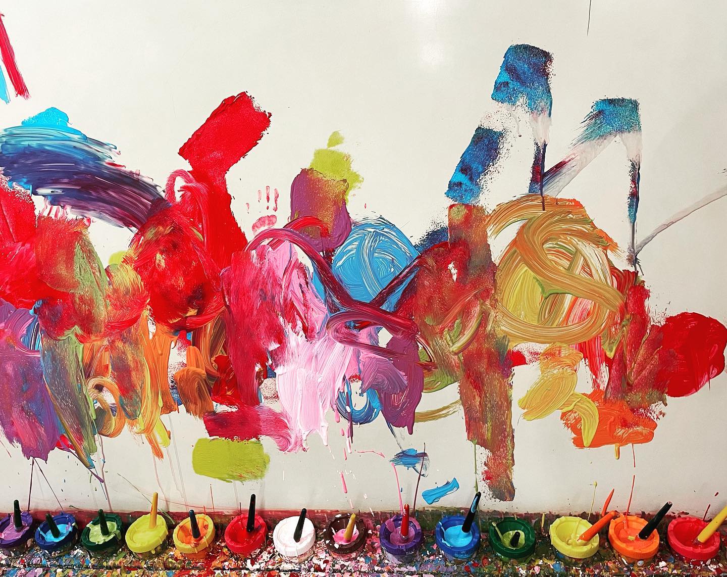 Childrens Painting - Artwork - Education Stock Illustration
