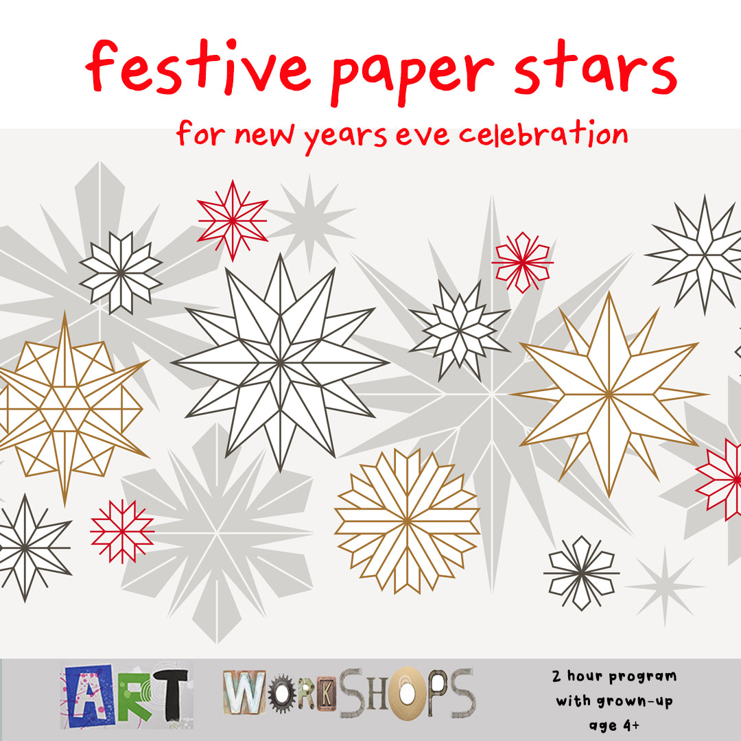 Art Workshops: Paper Stars (Dec 31)