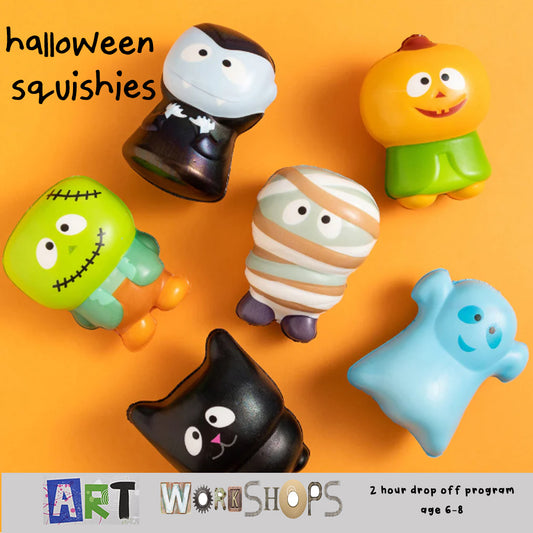 Art Workshops: Spooky Halloween Squishies (Oct 14)