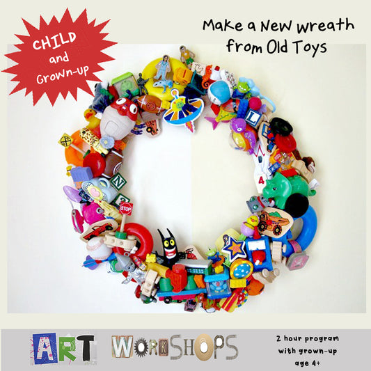 Art Workshops: Old Toys / New Wreath (Nov 26)