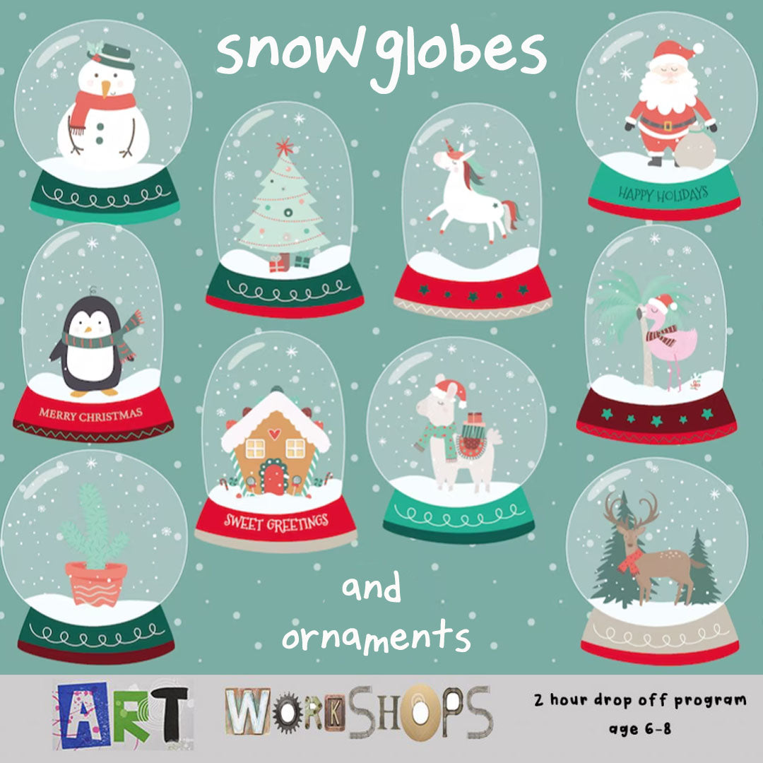 Snow globe and ornament making