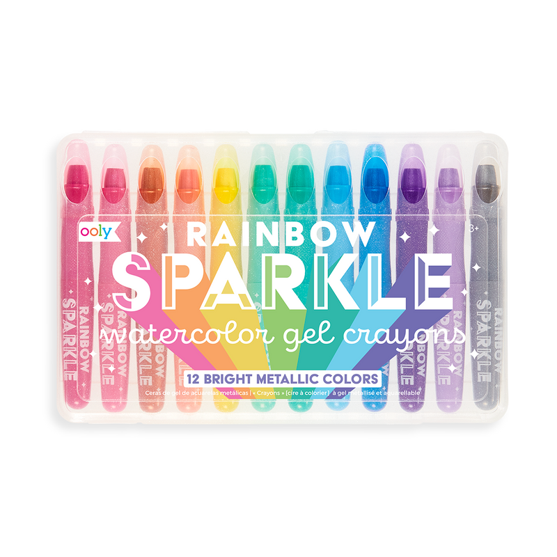 Rainbow Sparkle Watercolour Gel Crayons