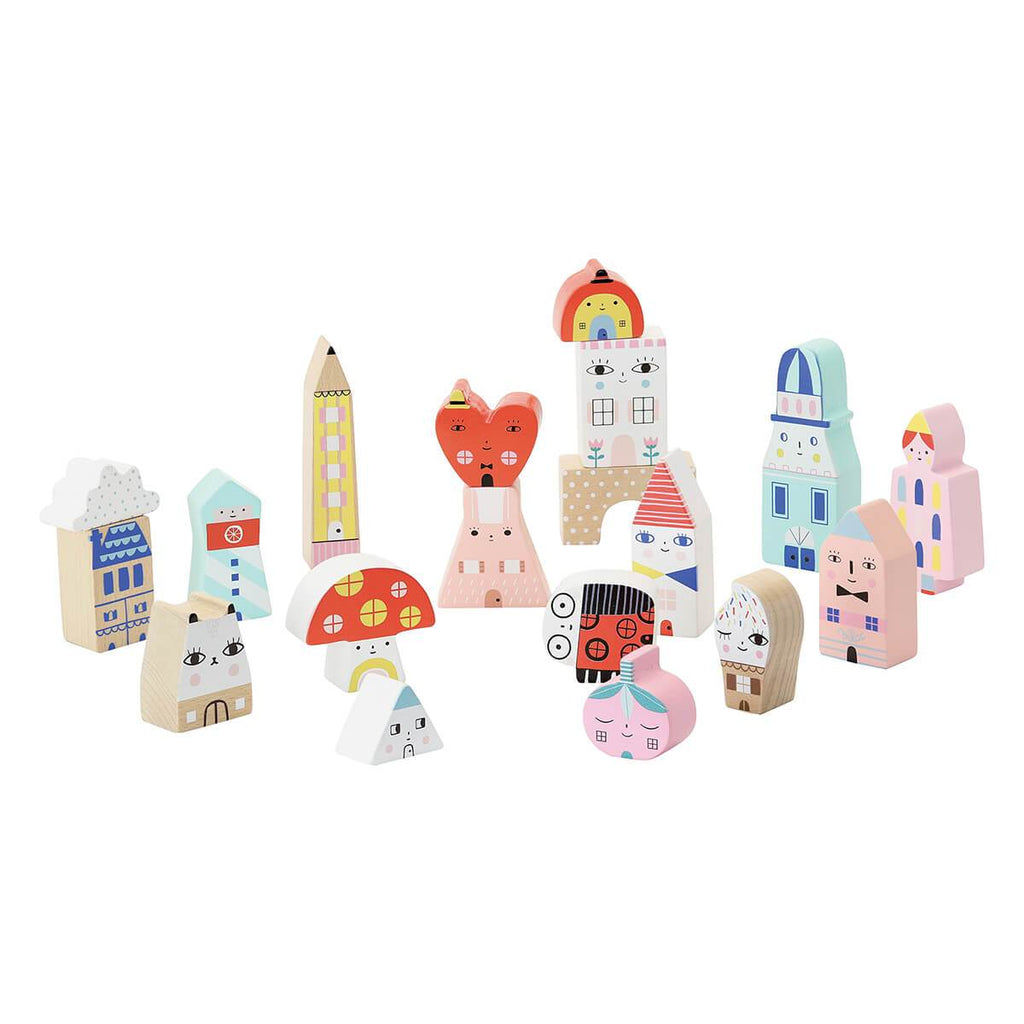 Vilac Tiny City Block Set